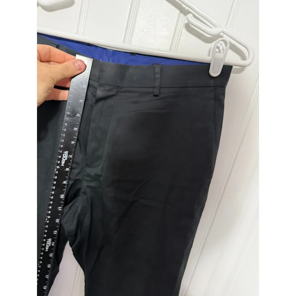 Banana Republic Chinos Mens 32x32 Non-Iron Tailored Slim Fit Navy Blue EUC